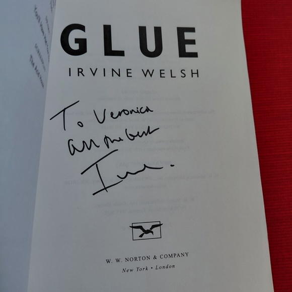Book - Signed - Irvine Welsh - GLUE - Paperback 1st edition - Picture 3 of 4